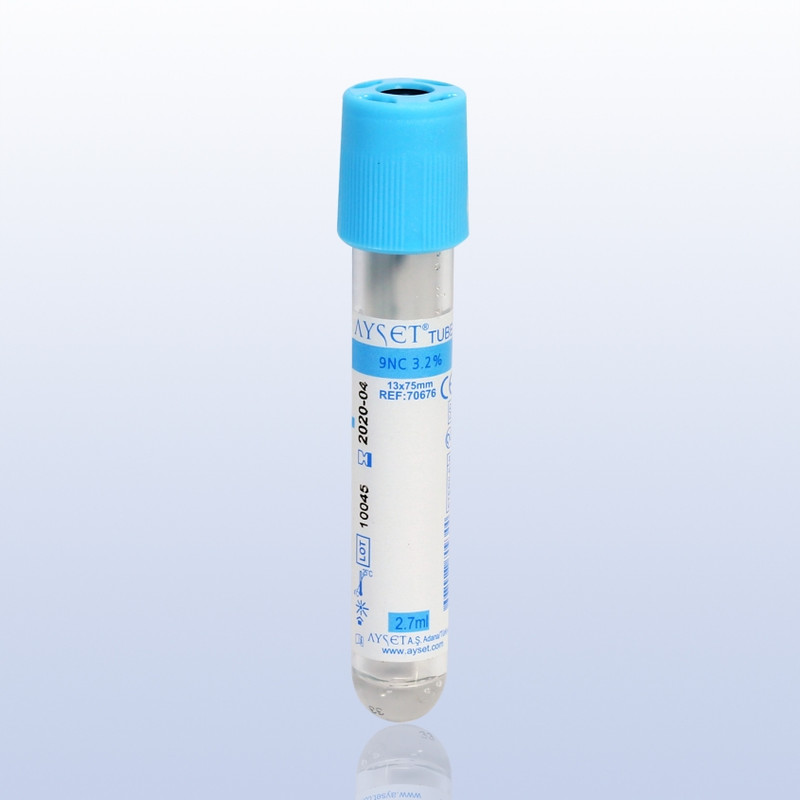 70697 Вакуумна Пробірка AYSET, 3мл, K(3) EDTA, K3E, Бузковий, 13x75